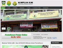 Tablet Screenshot of ilmi.edu.my